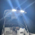 Nilight Marine LED Pods Navigation Lights 2PCS, 72W White Flood Beam for Pontoon Boat Deck Dock Night Fishing