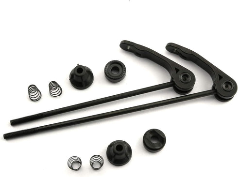 RuiLing 1 Pair Black Quick Release Bolt Lever Axle Set for Front and Rear MTB Bicycle Wheel Hub Accessories