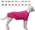 Lovelonglong Dog Costumes Basic Blank T-Shirt Tee Shirts for Medium Dogs, Rosered XXL