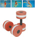 Lagukka Set, 2PCS Aquatic Dumbbell Water Dumbells Pool Resistance Water Fitness Equipment Foam Dumbbell Water Aerobics