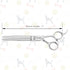 Dog Cat Grooming Scissors, Pet Shears for Thick Coats and Matted Hair, Stainless Steel Thinner Curved Straight Chunker