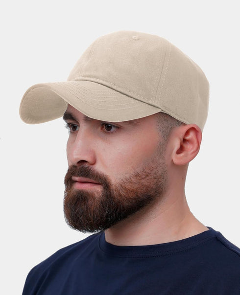 Oversize XXL Baseball Cap for Men and Women, Adjustable Soft Crown Hat for Big Heads 23.6"-25.6"