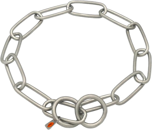 Herm Sprenger Long Link No-Pull Slip Chain Dog Collar for Medium Large Dogs (28in, 71cm)