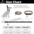 BINGPET Spiked Dog Collar for Small Dogs, Genuine Leather Puppy Cat Collar with Bells, Soft Studded for Pets (Black, S)