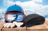 Snow Goggles Case, Semi Hard EVA with Aluminum Bag Strap & High-Performance Zipper for Travel