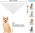 Personalized Dog Bandana with Name Custom Neckwear Dog Scarf Triangle Bibs Kerchief Pet Costume Accessories for Small