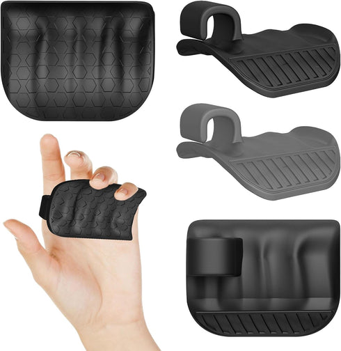 Wnddle Grips for Weight Lifting, Anti-Slip Workout Weight Lifting Grips, Ergonomic Rubber Hand Protector Gloves