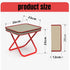 Xtlonbom 1.2lbs 350lbs Ultralight Folding Camping Stool, Compact Portable Chair for Adults, Load, Aluminum Frame