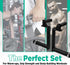 LoGest Farmer Walk Handles Set of 2 with Clip Collars, Portable Exercise Equipment for Body Building Workouts