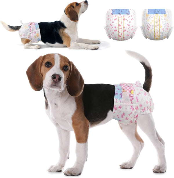 Dono Dog Diapers Female Large Breed-48PCS, Disposable Female Dog Period Diaper for
