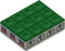 Silver Cup SC-12-TOURNAMENTGREEN Chalk, Tournament Dozen Box, Green