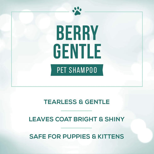 4 32 oz Nature's Specialties Berry Gentle Ultra Concentrated Face and Body Wash for Pets, Makes up to Gallons, Natural