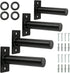 Wall Mounted Weight Plate Holder, Fits 2-inch Olympic Plates, Max Weight Capacity 300 lb, Mounting Hardware Included