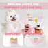 Girl Dog Birthday Hat Bandana kit, Princess Dog Birthday Decorations Girls with Crown for Cats Dogs 1st Birthday Gift Pet Birthday Party Dog Birthday Outfit with Pearl (PinkGold)