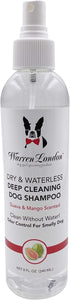 Warren London Dry & Waterless Shampoo for Dogs, No Rinse Guava Mango Scent Dog Shampoo Spray, 8oz