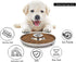 Puppy Bowls for Litter, 2 Stainless Steel Puppy Feeding Bowls, 11.5'' Food Feeding Weaning Bowl for Small Medium Pets