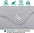 PetAmi Waterproof Dog Blanket, Leakproof Fleece Cover for Small Medium Dogs, 29x40 Light Gray