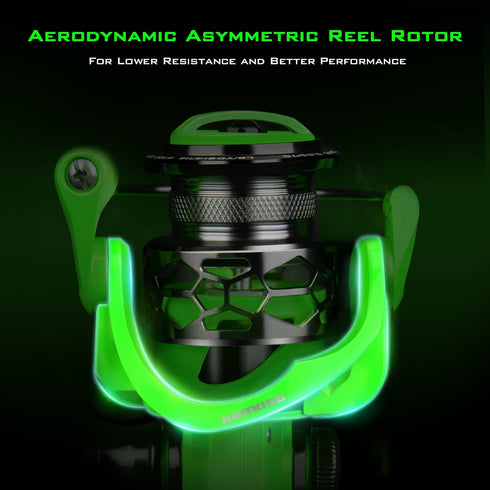 KastKing Zephyr Spinning Reel, 5.6oz Size 500 for Ultralight/Ice Fishing, Fresh & Saltwater