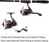 Fishing Pole Combo Set, 2.1m/6.89ft with 145pcs Fishing Accessories Kit, Collapsible Rods & Spinning Reel