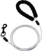 Heavy Duty Dog Leashes with Chew Proof Padded Handle, 4/5/6 FT Steel Metal Safety Lead Rope for Large or Medium Dogs