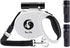 Happy & Polly Retractable Dog Leash - 16.4ft with Flashlight, Bungee Heavy Duty Tangle Free for Medium Large Dogs