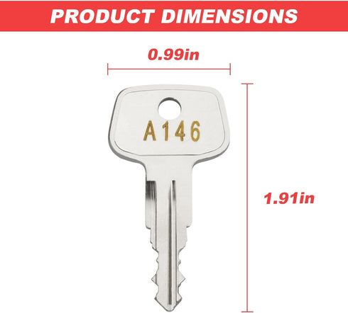 A146 SKS roof rack key,Replacement Keys for Yakima SKS Roof Racks, Carriers, Crossbars.(Code A146) by VIDABTE