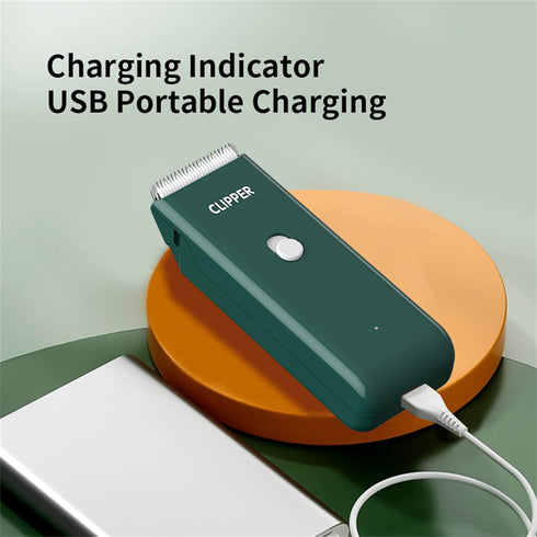 Professional Household Waterproof Low Noise Pet Hair Clippers, Electric USB Rechargeable Grooming Tools for Small