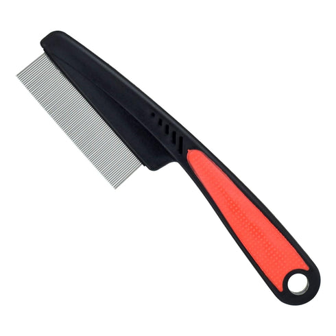 Multifunction Stainless-Steel Fine-Tooth Grooming Comb for Dog Cat - Pet Steel Combs Dandruff Comb Tool