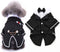 Gentleman Dog Shirt Pet Clothes, Bow Tie Costume, Cat Wedding Formal Tuxedo Suit, Prince Wedding Outfit (L, Black)