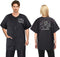 Noverlife Short Sleeves Pet Grooming Work Clothes - XL Splash Proof Anti-Static Smock for Dog Cat Groomer Cosmetologist