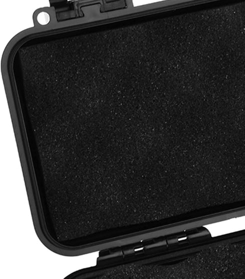 Outdoor Waterproof Shockproof Sealed Box, Removable Foam Case Pressure Small Hard Survival Storage Case (A) (External