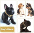 Rhinestone Chain Collar for Small Dogs, Rose Gold Glitter Crystal Sparkly Diamond Metal Cuban Link Bling Collar (Pink,