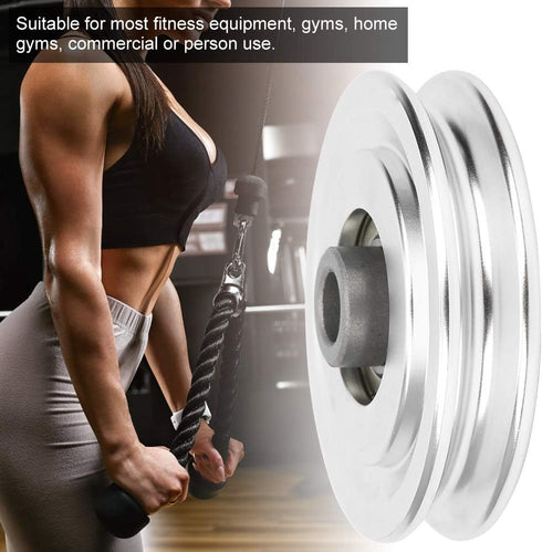 Heavy Duty Groove Wheel Fitness Equipment Accessories, Stainless Steel Swivel Pulley for Gym Accessories Home