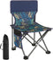 Generic Portable Camping Chair - Lightweight Folding Seat, Backpack Chair Side Pocket, 286lbs