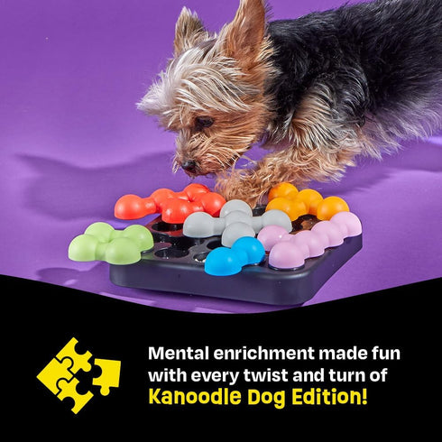 Brightkins Kanoodle Dog Edition Small - Dog Toys for Small Dogs, Interactive Puppy Toys, Food Puzzle for Dogs, Cat