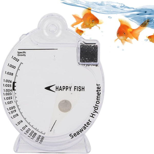 Zerodis Sea Hydrometer - Salinity Specific Test Concentration Aquarium Testing Tool for Fish Water Marine Sea Saltwater
