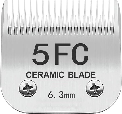 5FC Blade Dog Grooming Clipper Replacement Blades, Compatible with Andis and Wahl KM Series Clippers
