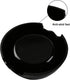 M&BGWPP Melamine Plastic Dog Food Bowl, Non-Skid Base, 2-in-1 Removable Stainless Steel Feeder for Dogs and Cats (14oz)