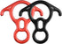 TRIWONDER 35KN 50KN Aluminum Climb Figure 8 Descender Rigging Plate for Rock Climbing Rescue