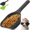 2 PACK Pet Food Scoop, 1 Cup Capacity Dog Food Scoop with Measuring Lines for Dog, Puppy, and Cat (Green and Black)