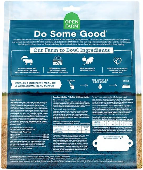 Open Farm Freeze Dried Raw Dog Food, Surf & Turf Recipe, Humanely Raised Meat with Non-GMO Superfoods (3.5 Ounce)