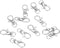 12 PCS Bird Cage Door Buckle Locks, Metal Hook Clip Anti-Escape Swivel Lock for Bird Cage Accessories