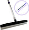 Room Groom PET Carpet Rake and Groomer - Telescoping 54 Inch Adjustable Handle for Rugs and Artificial Turf, Purple Grip