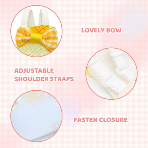 ZHLKHIOP 3 Pieces(Large) with Peach and Pineapple Patterns,Bird Diaper, Cotton Fabric, Waterproof Design, Easy