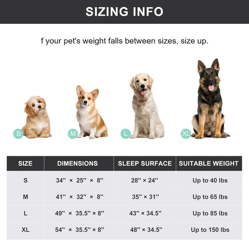 Cooling Elevated Dog Bed Cot for Large Dogs, Outdoor Raised Bed with Washable Breathable Mesh, Grey, 49 inches.