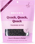 Bocce's Bakery Quack, Quack, Quack Training Treats for Dogs, 6 oz Wheat-Free Duck & Blueberry, All-Natural