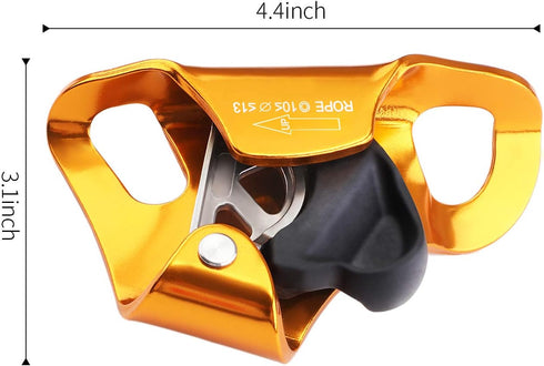 WILDKEN Rock Climbing Chest Ascender, Climbing Mountaineering Equipment for 10-13mm Rope
