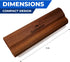EasyGroomer Deshedding Brush for Dogs & Cats, Natural Mahogany Undercoat Tool for Large & Small Pets
