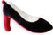Bonne et Filou Red High Heel Plush Squeaky Dog Toy, Durable Chew Toy for Small and Medium Dogs