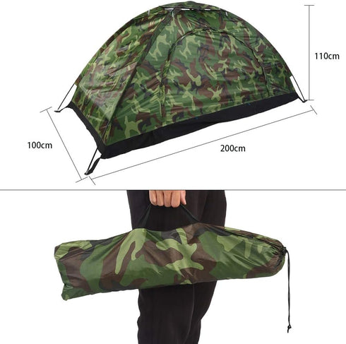 Naroote Ultralight Single Person Bivy Tent, Portable Waterproof UV Protection for Camping and Hiking